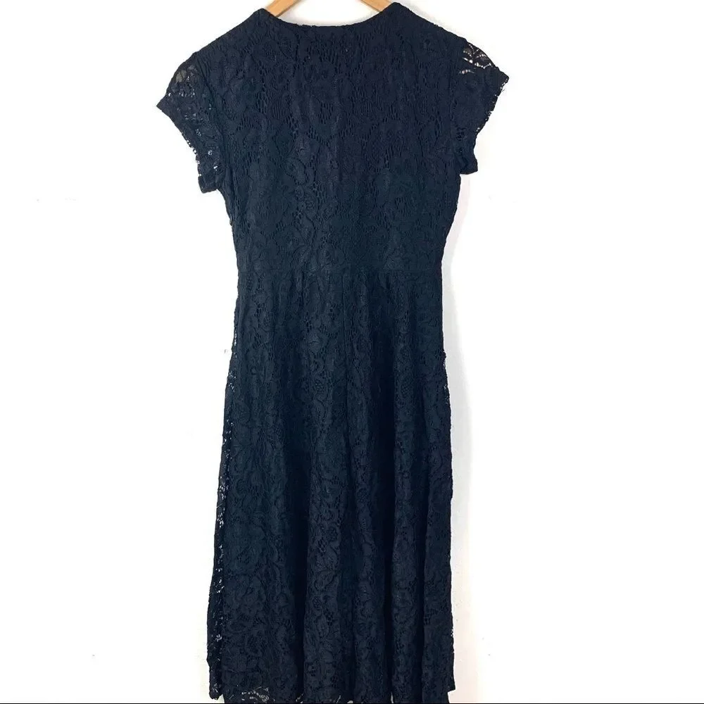 NWT Urban Outfitters Imogen Lace Midi Dress Sz S - Picture 7 of 13